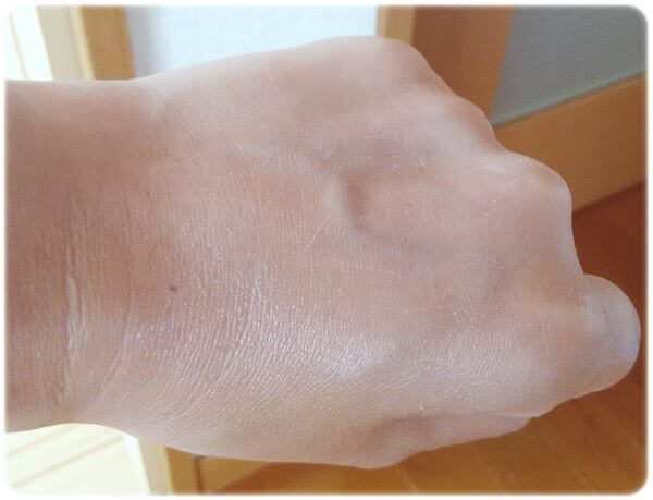 ビオレUVアクアリッチウォータリージェル使用後