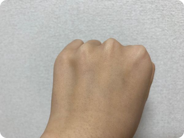 ミシャクッションファンデ使用後