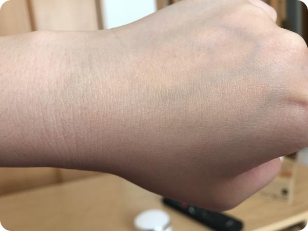 ミシャMクッションファンデ塗った後